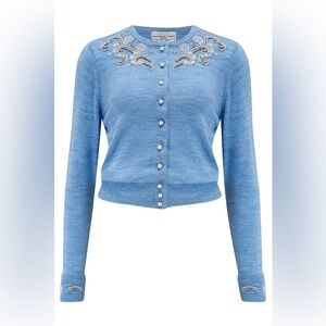 Beaded Vintage Cardigan by the Seamstress of Bloomsbury